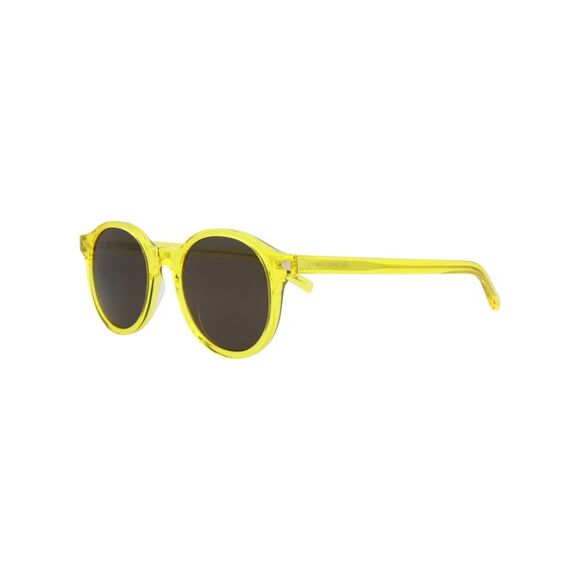 Saint Laurent Round-Frame Acetate Sunglasses Yellow Unisex-Adult - Picture 2 of 6